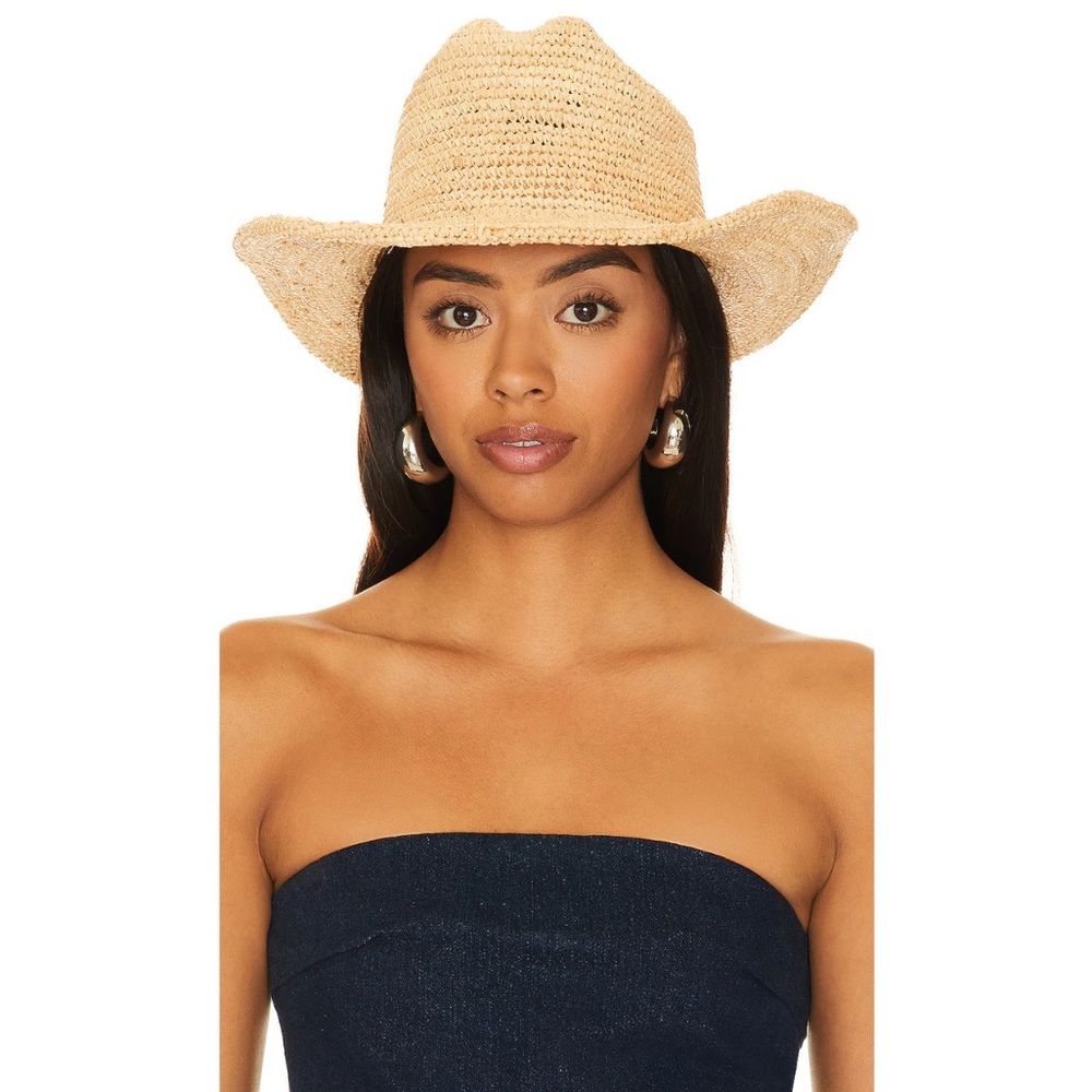 Lack Of Color Tan Straw Hat for Women